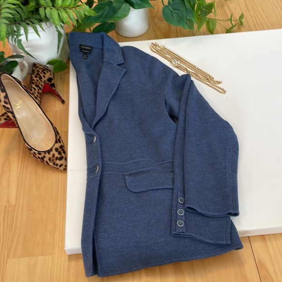 Talbots merino wool sweater jacket - Picture 9 of 9